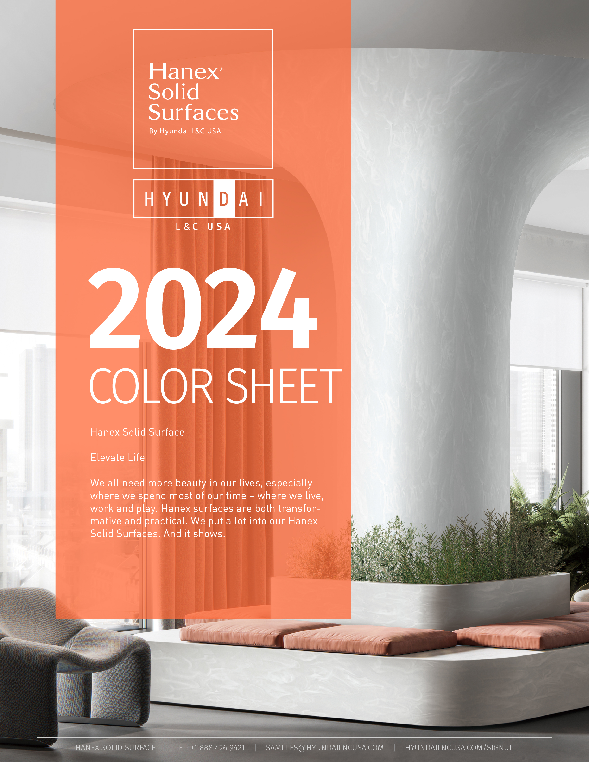2024 Hanex color sheet
