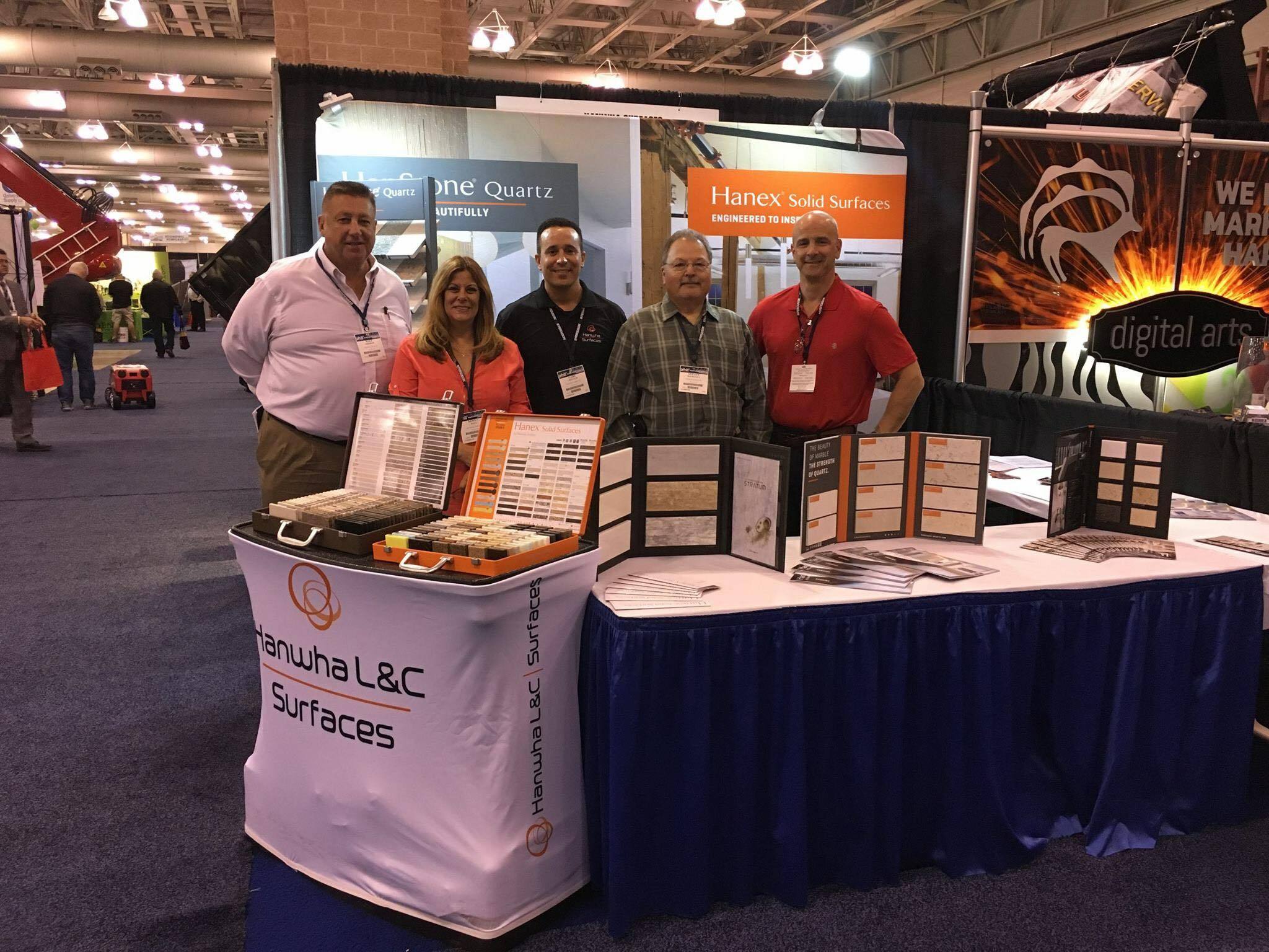 Hanwha Surfaces Exhibits at the Atlantic Builder’s Convention