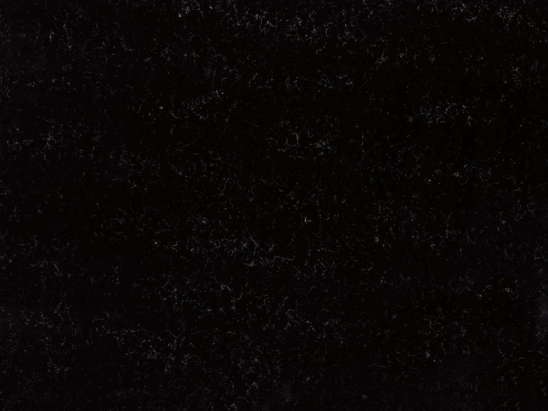 HanStone Quartz Silhouette black quartz countertop surface full slab