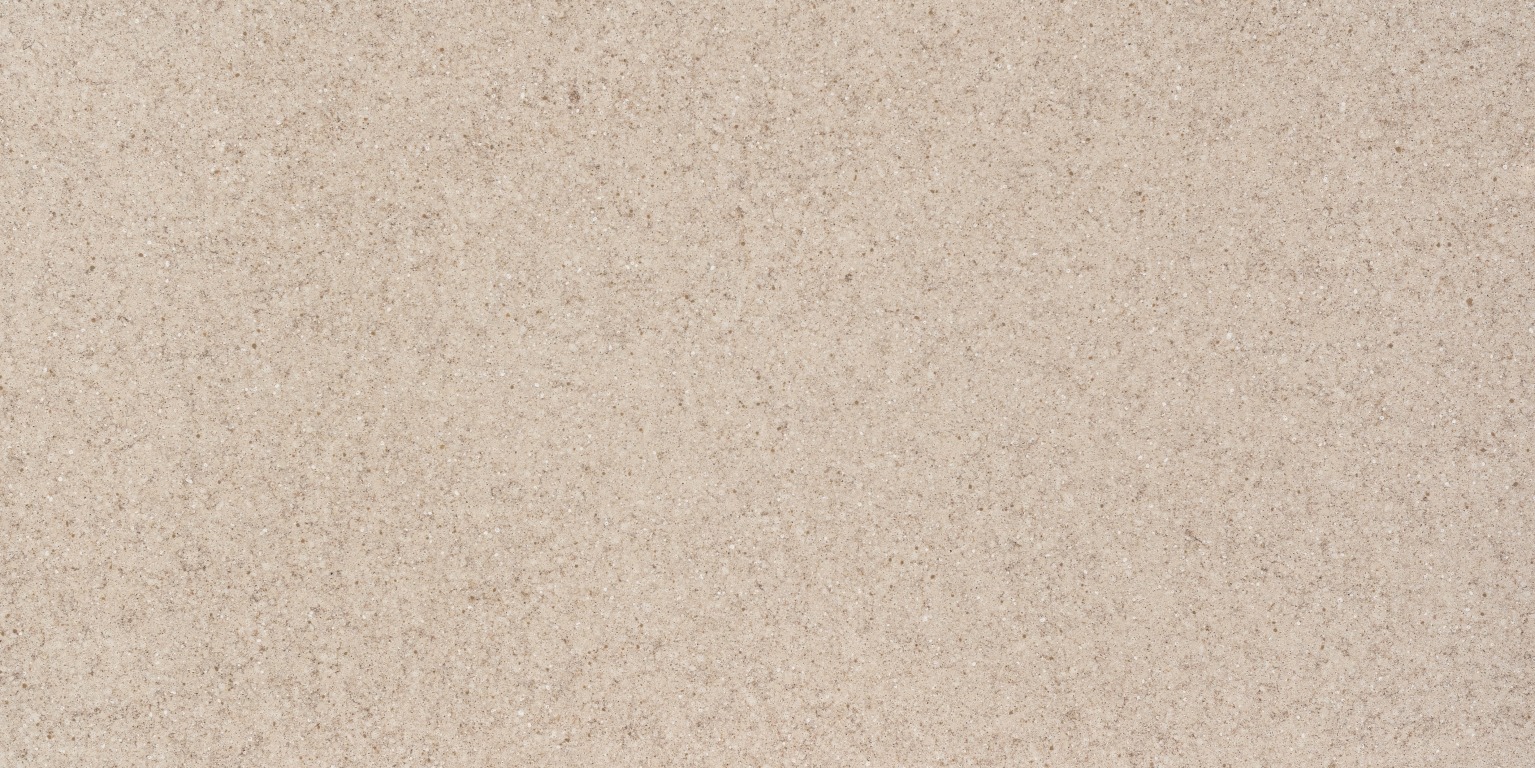 HanStone Quartz Walnut Luster warm tan quartz surface with movement pattern full slab